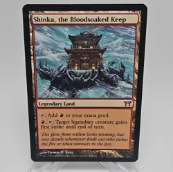 Wizards of the Coast MTG Shinka, the Bloodsoaked Keep Champions 282 Rare - Image 1