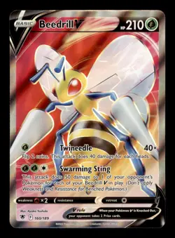 BEEDRILL V 160/189 HOLO ULTRA RARE ASTRAL RADIANCE NM/M - Image 1