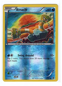 Binacle 22/124 Fates Collide Reverse Holo - Pokemon Card - Image 1