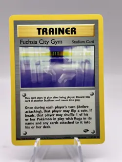 Fuchsia City Gym 114/132 Gym Challenge Pokemon NM - Image 1