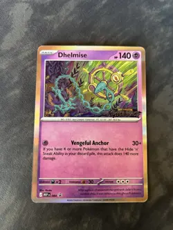 STAMPED Dhelmise MEP 084 (Prerelease) Promo Pokemon TCG Pitch Black - NM - Image 1