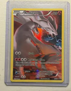 Pokemon TCG Reshiram XY74 Full Art Holo Black Star Promo - Image 1