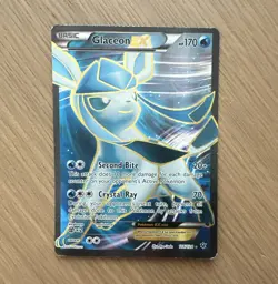 Pokemon TCG Glaceon EX Full Art Ultra Rare Holo 116/124 Fates Collide EN - Image 1