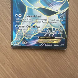 Pokemon TCG Glaceon EX Full Art Ultra Rare Holo 116/124 Fates Collide EN - Image 2