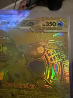 Mega Greninja ex 122/086 Me04: Chaos Rising Hyper Rare Pokemon TCG NM - Image 4