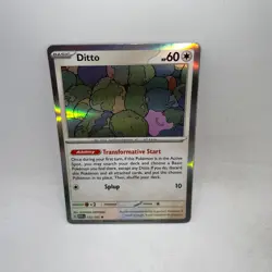 Ditto 132/165 Rare 151 Pokemon Holo Near Mint - Image 1