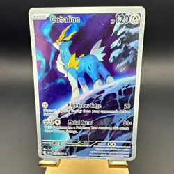Cobalion 144/086 Sv: Black Bolt Illustration Rare - Image 1