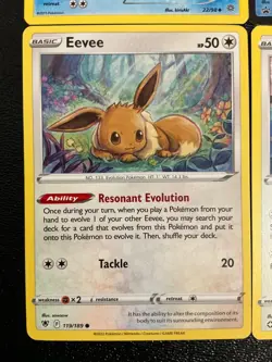 x6 Vaporeon Eevee pokemon TCG mixed lot cute Holo V Rare collection 💦 - Image 5