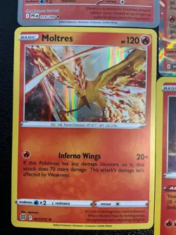 5 Moltres Pokemon TCG HOLO Rare Ex mix lot set 🐦‍🔥🔥 collection Cute Legendary - Image 5