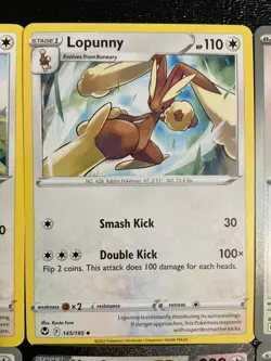 x9 Buneary Loppuny pokemon TCG collection mega Holo Ex Lot 🐇🐇 - Image 3