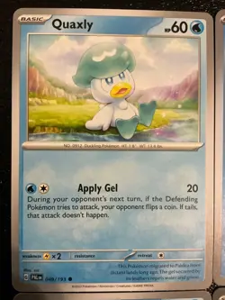 9 Quaxly Quaxwell Quaquaval Pokemon TCG collection set Starter water Duck 🦆💦 - Image 2