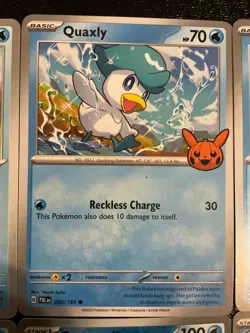 9 Quaxly Quaxwell Quaquaval Pokemon TCG collection set Starter water Duck 🦆💦 - Image 3