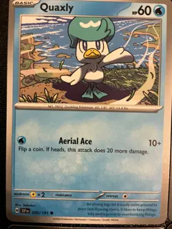 9 Quaxly Quaxwell Quaquaval Pokemon TCG collection set Starter water Duck 🦆💦 - Image 5