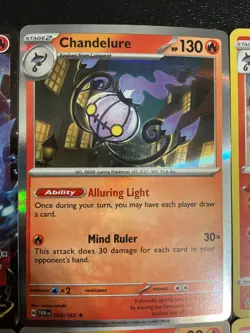16 Litwick Lantern Chandelure Pokemon TCG collection Cute Candle 🕯🕯🔥😍 - Image 3