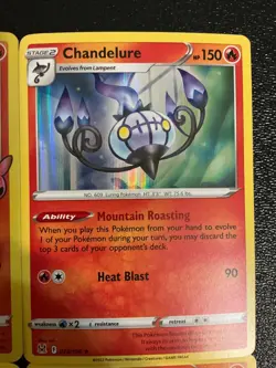 16 Litwick Lantern Chandelure Pokemon TCG collection Cute Candle 🕯🕯🔥😍 - Image 5