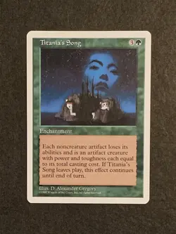 Magic: The Gathering Titania's Song MTG Core Set 5th Edition 1997 - Image 1