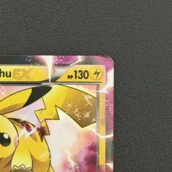 Pokemon TCG Pikachu-EX XY84 Black Star Promo - MP - Image 3