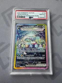PSA 10 GEM MT Terapagos ex 170/142 Special Illustration Rare SIR Stellar Crown - Image 2