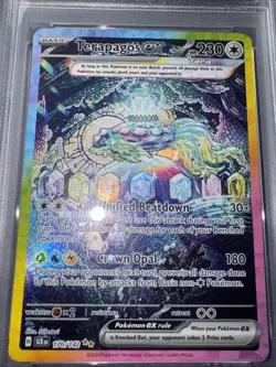 PSA 10 GEM MT Terapagos ex 170/142 Special Illustration Rare SIR Stellar Crown - Image 5