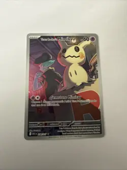 Pokemon TCG Team Rocket's Mimikyu Illustration Rare 238/217 Near Mint - Image 1