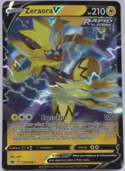 Zeraora V 53/198 Ultra Rare Chilling Reign Pokemon TCG Near Mint - Image 1