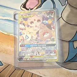 Togepi & Cleffa & Igglybuff GX 143a/236 Cosmic Eclipse TAG TEAM GX Holo EN 2019 - Image 1