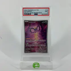 Pokemon TCG Sv: Shrouded Fable Pecharunt 129 Holo English PSA 9 Pokemon Center - Image 1