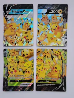 Pokemon Pikachu V-Union Complete Set NM SWSH139 SWSH140 SWSH141 SWSH142 TCG - Image 1