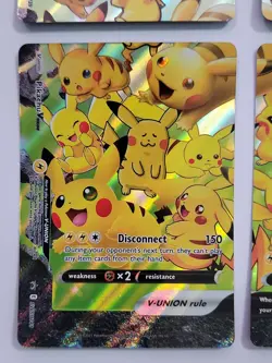 Pokemon Pikachu V-Union Complete Set NM SWSH139 SWSH140 SWSH141 SWSH142 TCG - Image 4