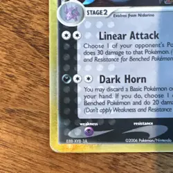 Pokemon TCG Nidoking Delta Species Reverse Holo Rare 6/101 EN 120HP - Image 2