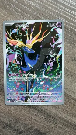 Pokemon Xerneas 091/086 CRL Full Art Illustration Rare Near Mint - Image 1