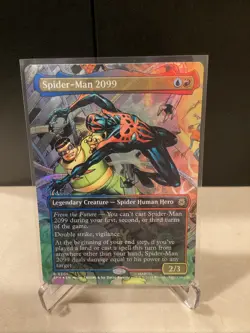 MTG Spider-Man 2099 (0205) (Borderless FOIL) - Marvel's Spider-Man (SPM) - Image 1