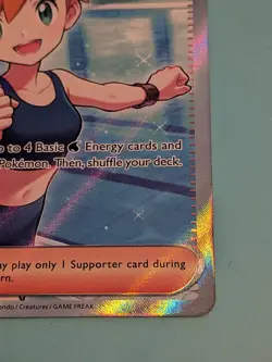 Pokemon Pitch Black Misty's Vitality 111/084 Ultra Rare Full Art Holo NM/M - Image 3