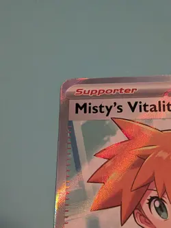 Pokemon Pitch Black Misty's Vitality 111/084 Ultra Rare Full Art Holo NM/M - Image 5