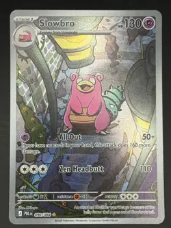SLOWBRO 090/084 ILLUSTRATION RARE PITCH BLACK POKEMON HOLO NM/M - Image 1