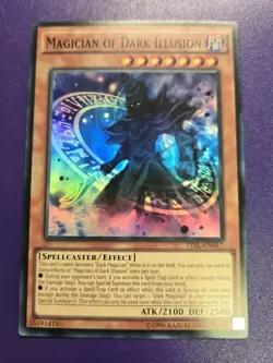 *EURO ENGLISH* Magician of Dark Illusion Super Rare Unl Ed TDIL-EN017 NM Yugioh - Image 1