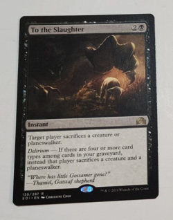 MTG To The Slaughter 139 SOI Shadows Over Innistrad Rare LP x1 - Image 1