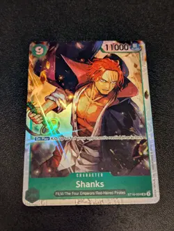 One Piece TCG ST16-004 - Shanks - SR Holo Starter Deck 16 UTA NM English - Image 1