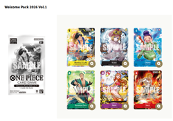 One Piece Card Game Welcome Pack 2026 Vol 1 SEALED English Bandai - Image 2