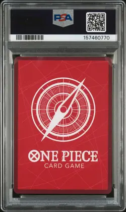 2025 One Piece Monkey D. Luffy 001/114 Black & White Alternate Art Leader PSA 9 - Image 2