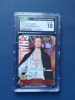 2022 ONE PIECE Romance Dawn JAPANESE OP01-120 SHANKS ALT ART CGC 10 Gem Mint 💎 - Image 1