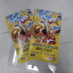 Bandai- One Piece - OP15 - Adventures On Kami's Island - 2 Sleeved Booster Packs - Image 1