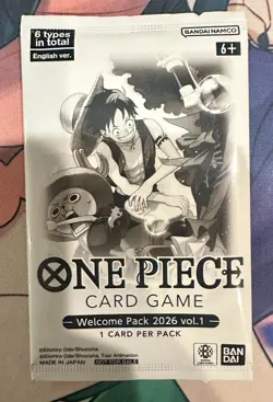 One Piece Card Game Welcome Pack 2026 Vol 1 SEALED - Image 1