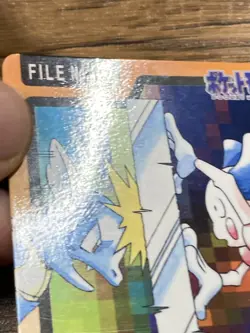 Pokemon Carddass Card Mr. Mime File No. 122 Bandai Pocket Monsters 1997 Japan - Image 4