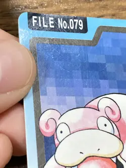 Pokemon Carddass Card Slowpoke File No.79 Bandai Pocket Monsters 1997 Japan - Image 3