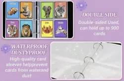 Binder for Pokemon Cards - Holder Fits 400 Cards w/ 50 Removable Sleeves - Image 2