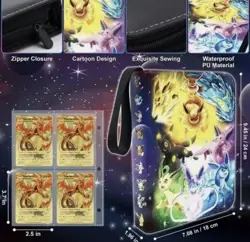Binder for Pokemon Cards - Holder Fits 400 Cards w/ 50 Removable Sleeves - Image 3