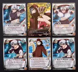 6x Kabuto Yakushi Naruto CCG Card Lot W/ Super Rare Heroes Ascension NM - Image 1