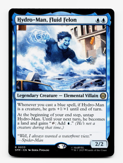 Hydro-Man, Fluid Felon [Marvel's Spider-Man] MTG NM/M 💧 *Ships Meow!* - Image 1