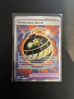 Pokemon TCG Card Tremendous Bomb 113/084 Pitch Black Full Art - Image 1